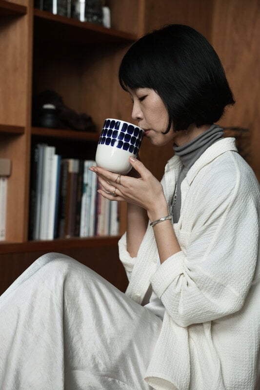 Arabia 24h Tuokio mug, 0,4 L, cobalt blue, view 2