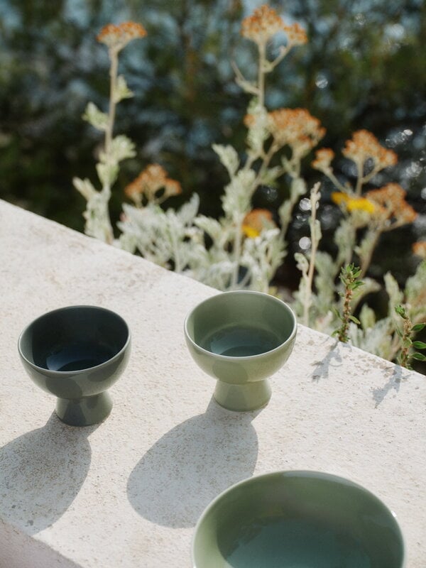 Arabia 24h plate deep, 18 cm, sage green | Finnish Design Shop