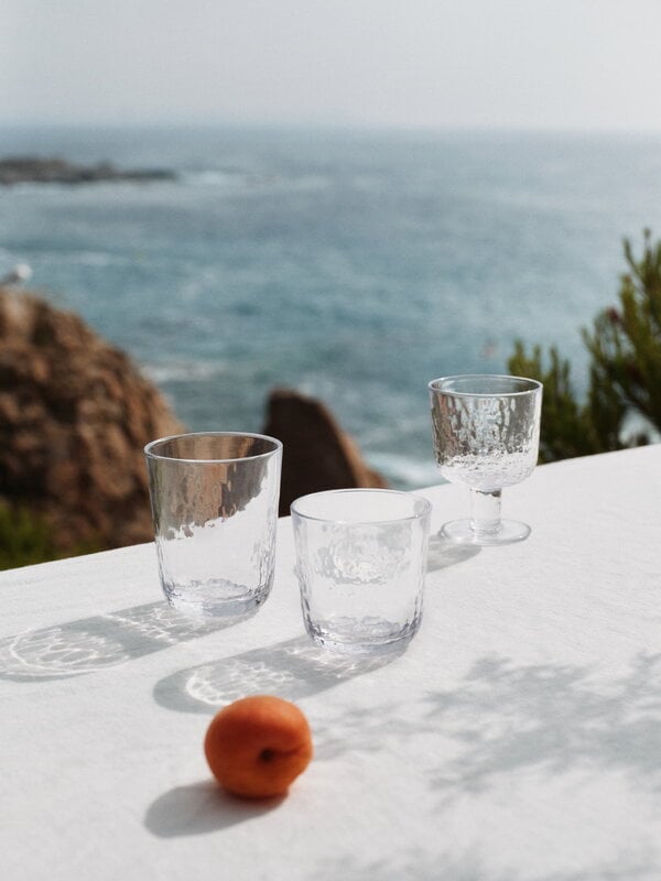 Arabia Mainio goblet, 30 cl, 2 pc, clear, decoration image