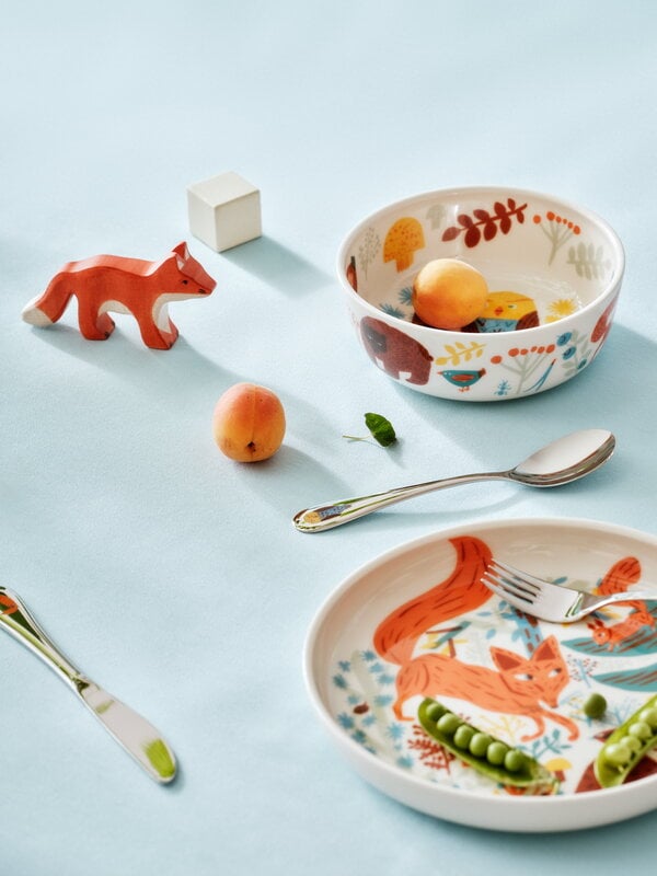 Arabia Poppoo children's tableware, 3-set, Friends, decoration image