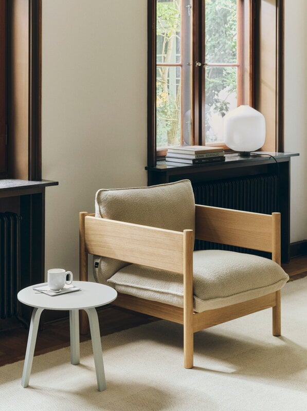 HAY Tavolino Bella 45 cm, basso, eucalipto, immagine decorativa