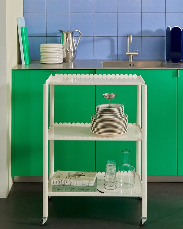 HAY Arcs trolley, high, eggshell | Finnish Design Shop HAY Arcs trolley, high, eggshell | Finnish Design Shop