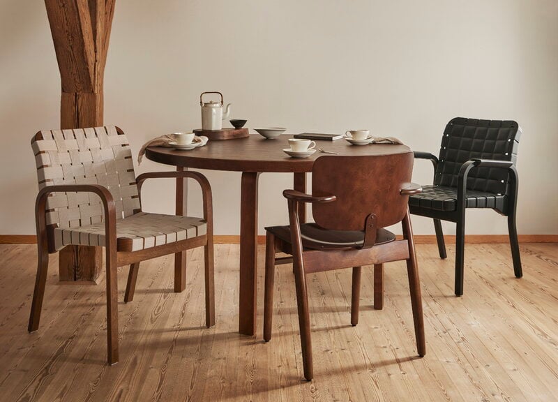 Artek Domus chair, stained walnut, PU lacquer | Finnish Design Shop