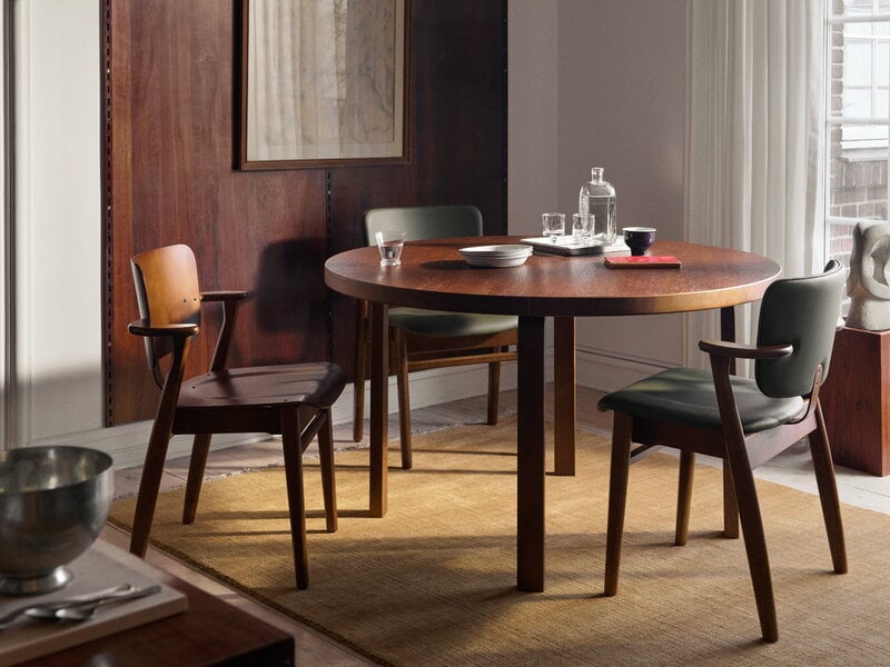 Artek Domus chair, stained walnut, decoration image