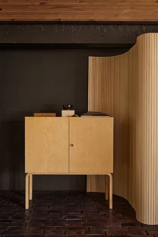 Artek Aalto cabinet 250, honey stained birch | Finnish Design Shop