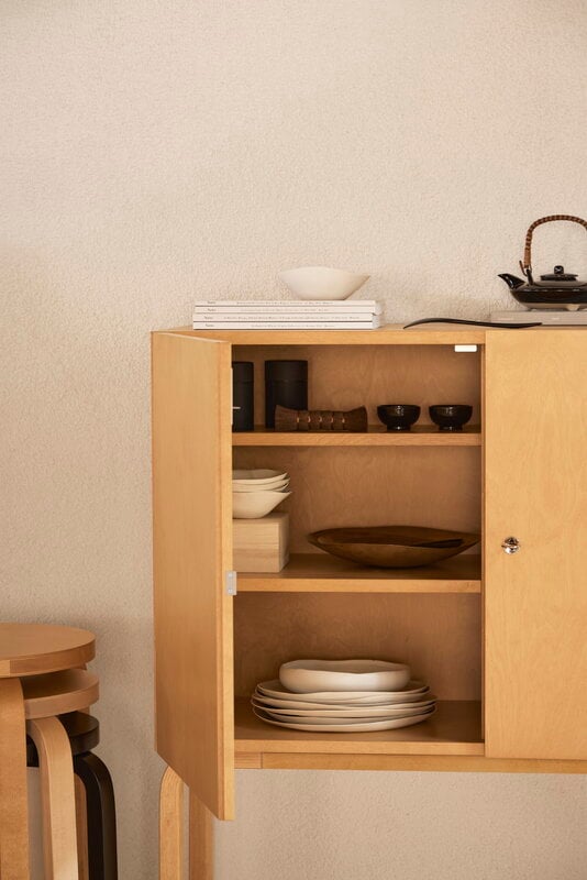 Artek Aalto cabinet 250, honey stained birch | Finnish Design Shop