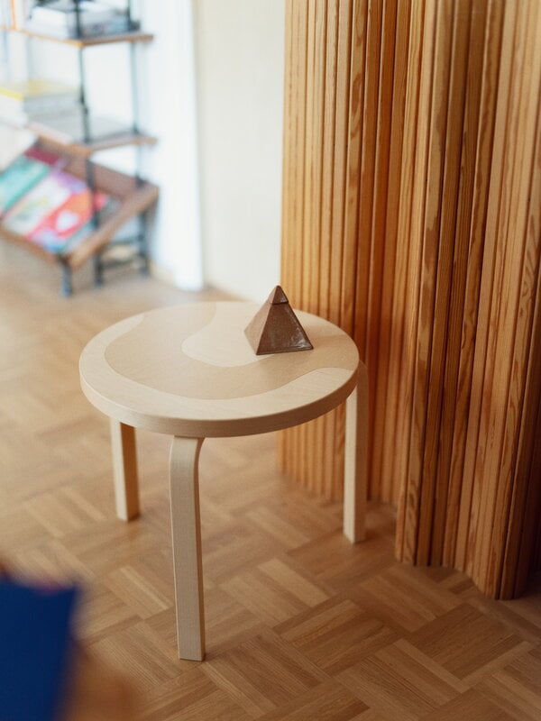 Artek Aalto table 90D, Artek + Marimekko, Seireeni, imagen de decoración