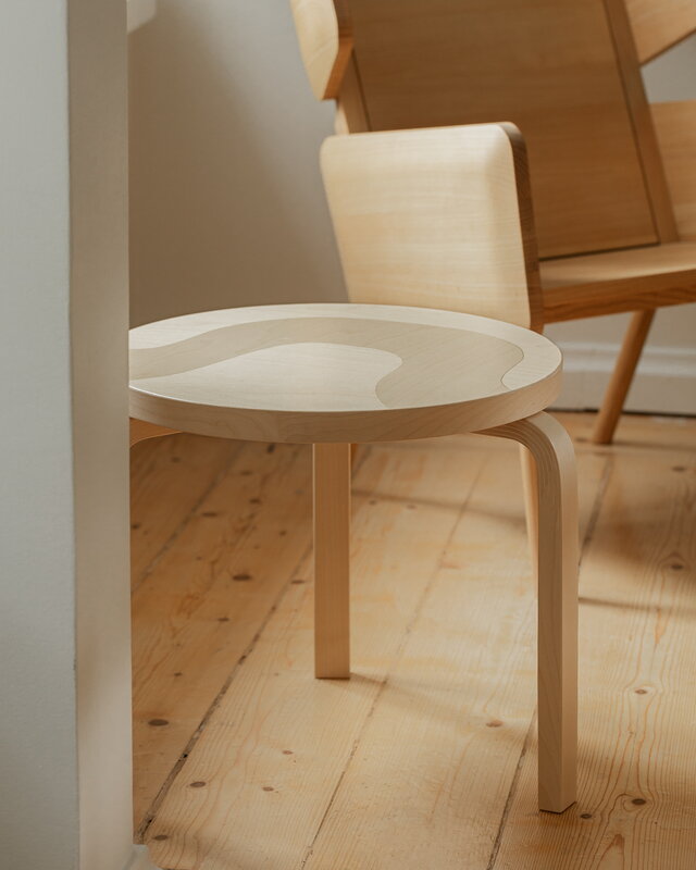 Artek Aalto table 90D, Artek + Marimekko, Seireeni, imagen de decoración