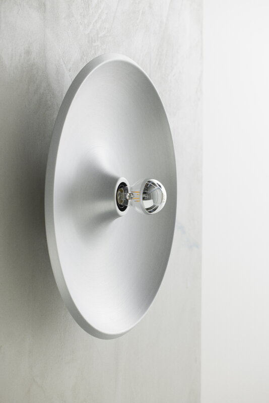 Astep Model 262 wall/ceiling lamp, satinated aluminium, view 7