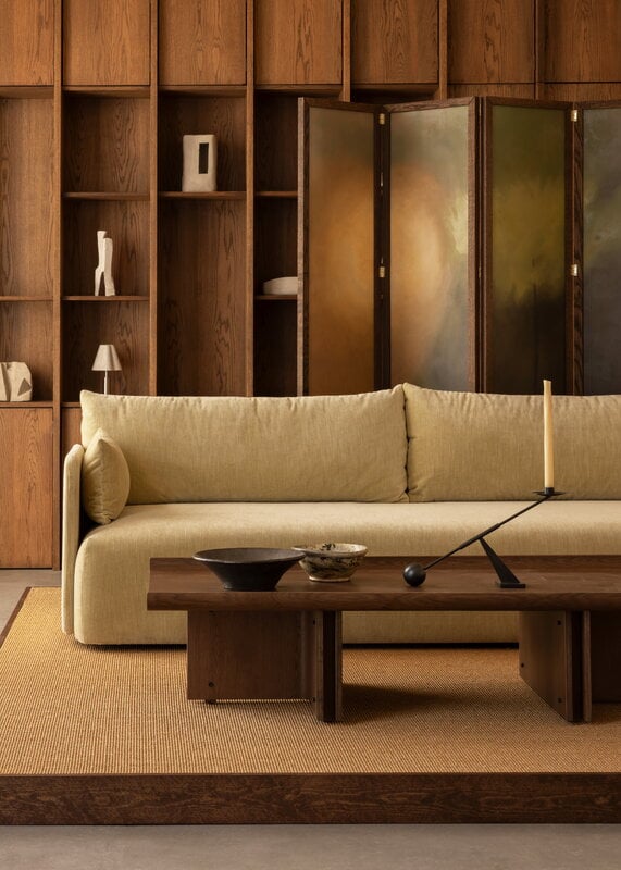 Audo Copenhagen Conrad lounge table, 149 x 74 cm, dark stained oak, view 2