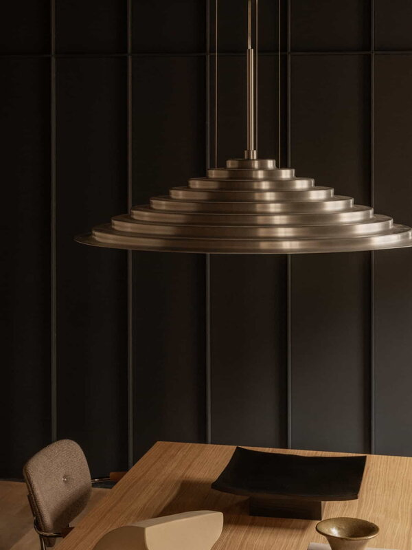 Audo Copenhagen Chancery riippuvalaisin, 75 cm, harjattu alumiini, näkymä 9