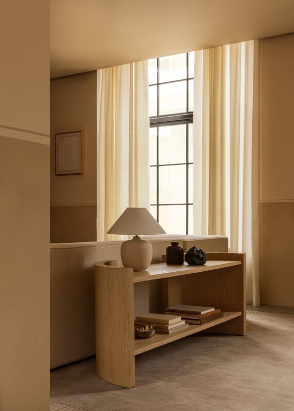 Audo Copenhagen Crescent shelving, low, oak, view 6
