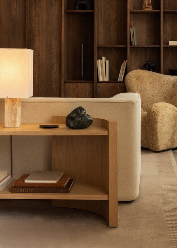 Audo Copenhagen Crescent shelving, low, oak, view 5