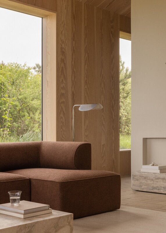 Audo Copenhagen Wing floor lamp, polished aluminium, decoration image