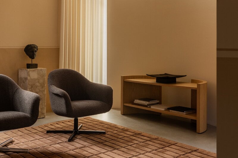 Audo Copenhagen Crescent shelving, low, oak, view 8