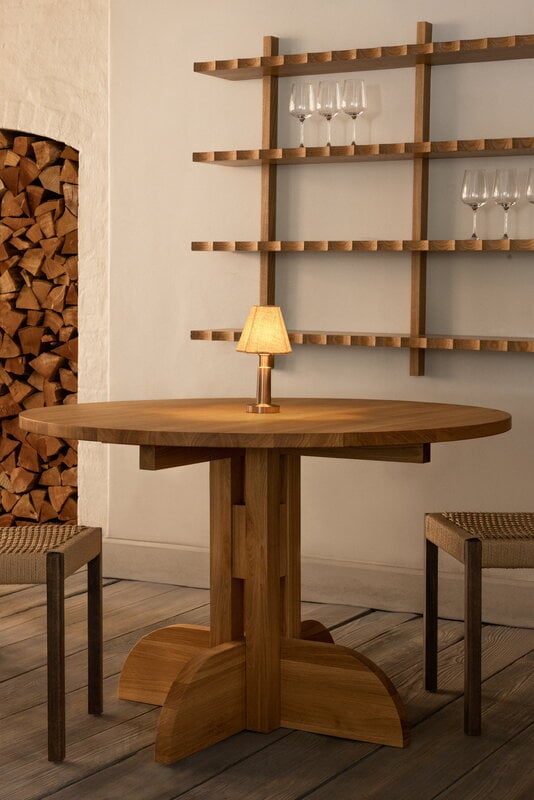 Audo Copenhagen Puffin dining table, 120 cm, solid oak, view 5