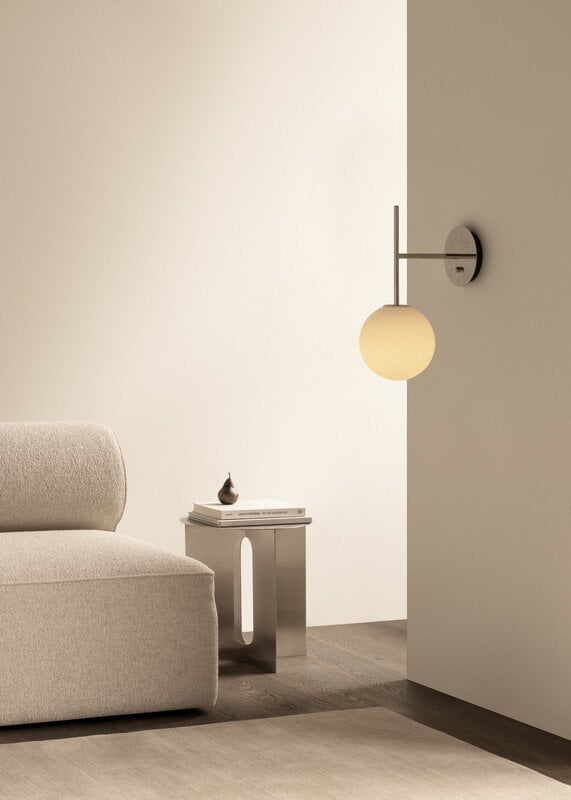 Audo Copenhagen Suspension murale TR Bulb, acier poli - opale mate, image décorative