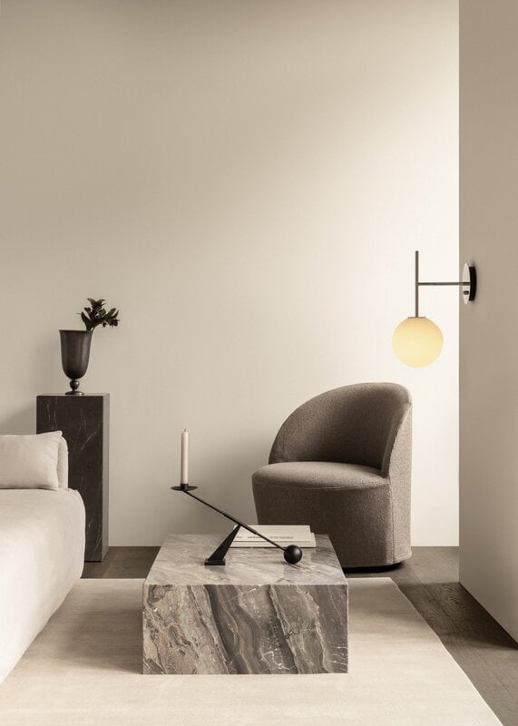 Audo Copenhagen Suspension murale TR Bulb, acier poli - opale mate, image décorative