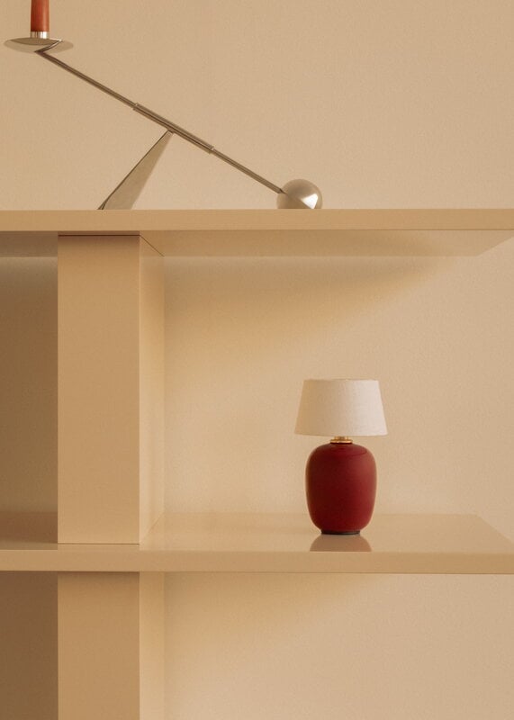 Audo Copenhagen Torso Portable table lamp, ruby, decoration image