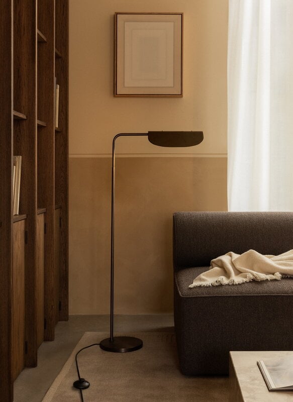 Audo Copenhagen Wing floor lamp, bronzed aluminium, decoration image