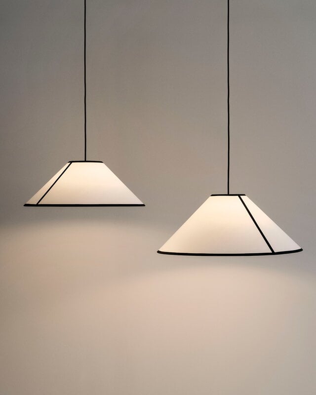 HAY Ava Cone pendant, 600, white, decoration image