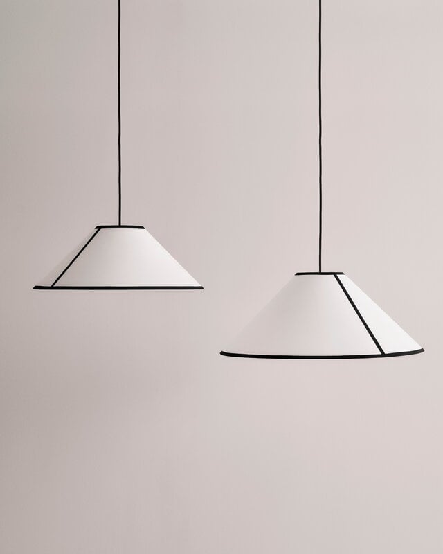 HAY Ava Cone pendant, 600, white, decoration image