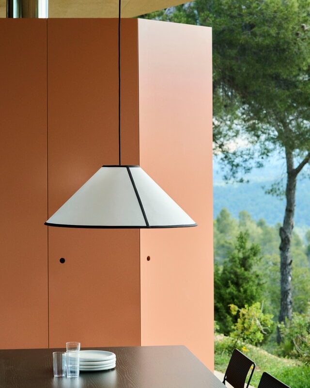 HAY Ava Cone pendant, 600, white, decoration image