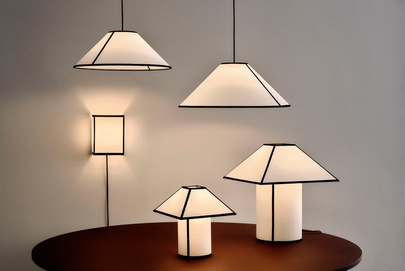 HAY Ava Pyramid table lamp, 450, white, decoration image