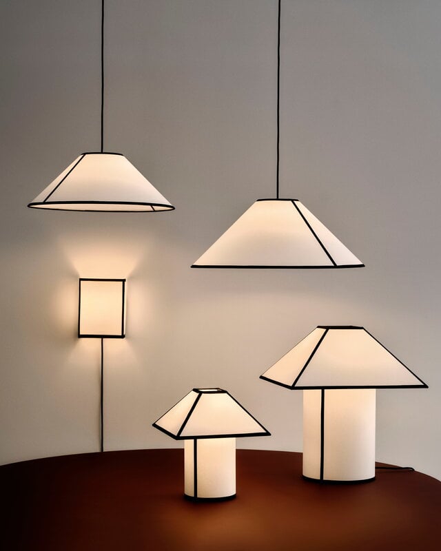 HAY Ava Pyramid table lamp, 450, white, decoration image