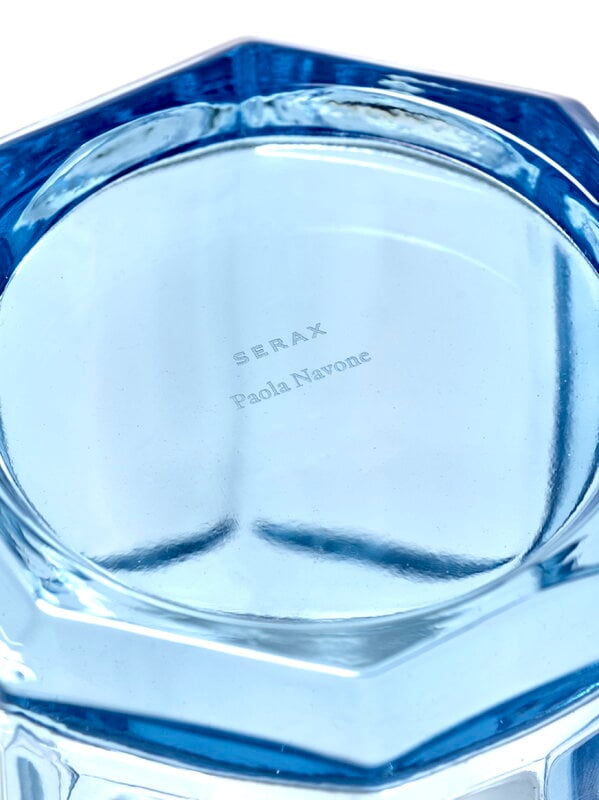 Serax Fish & Fish verre, 22 cl, ensemble de 4, bleu, vue 5