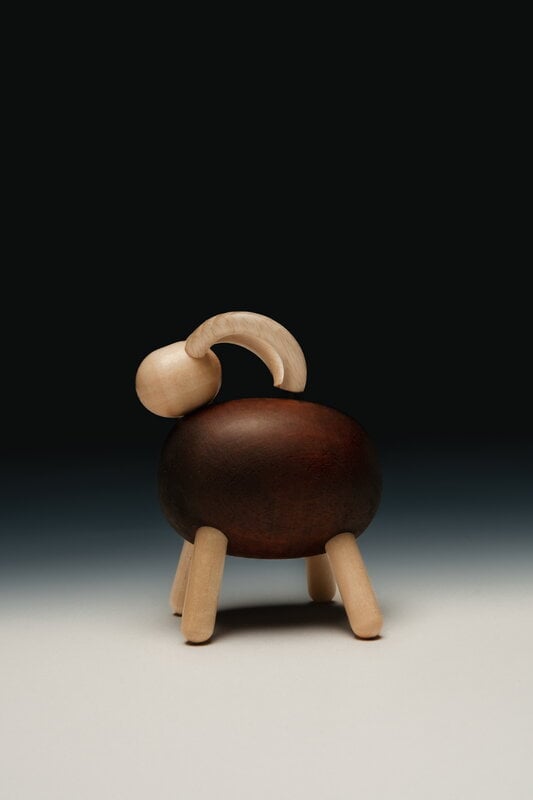 Aarikka Goat figurine, brown - natural, view 2