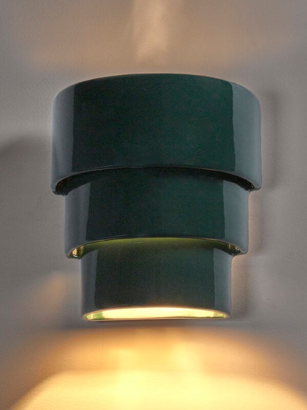 Serax Jim wall lamp, dark green, decoration image