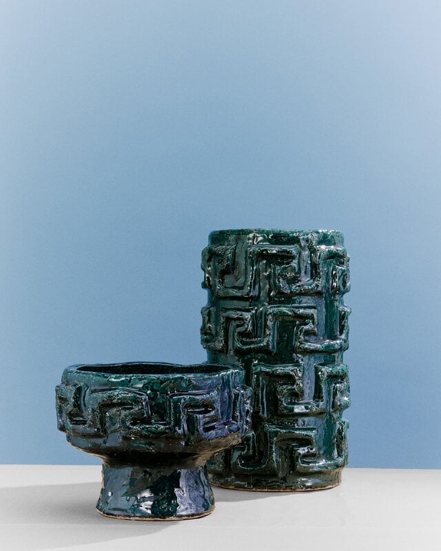 Serax Look At Me 12 bowl, blue - green, view 2