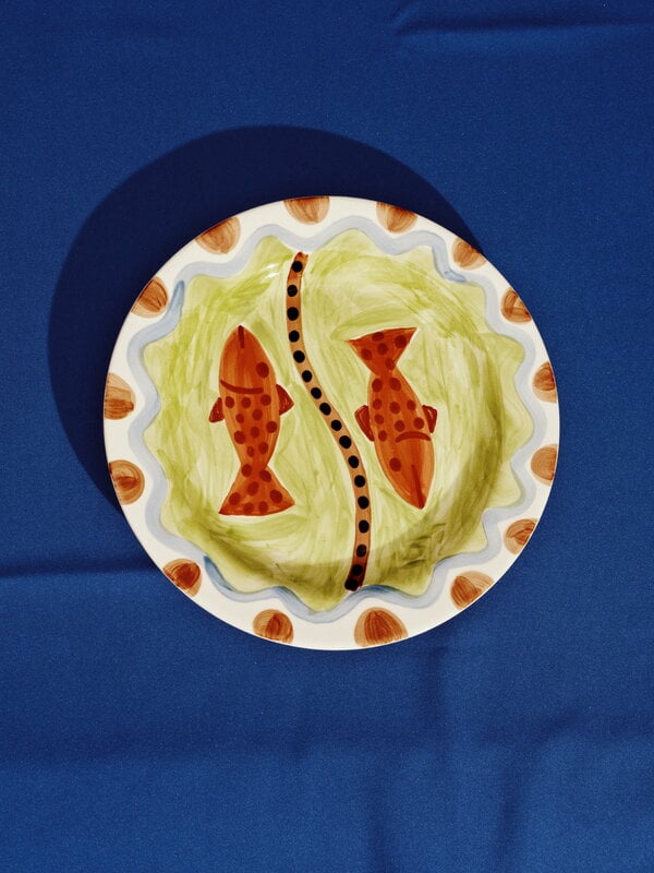 Serax Santiago de Borja dinner plate, 2 pcs, The Lovers, decoration image