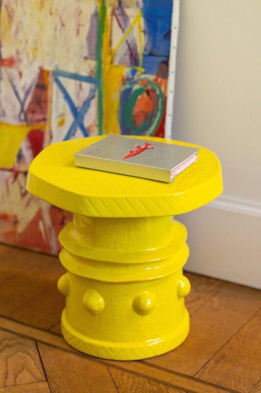 Serax Clara side table 08, yellow, decoration image