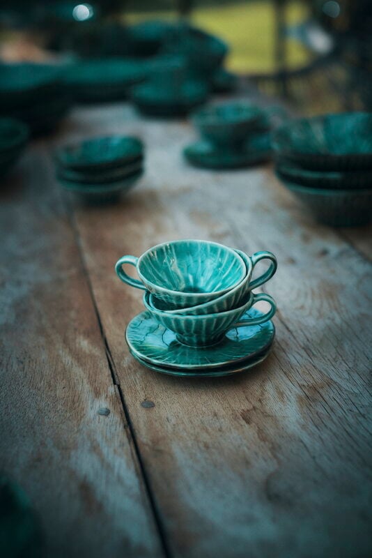 Serax Verde Lanza espresso cup saucer, 2 pcs, green, view 9