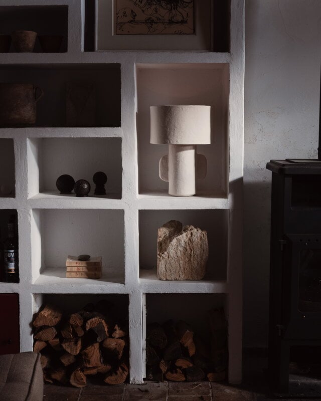 Serax Lampada da tavolo Earth, M, bianco, immagine decorativa