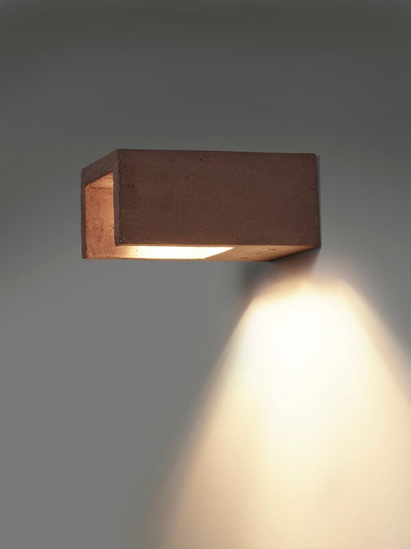 Serax Primary Shape °2 wall lamp, dark red, view 2