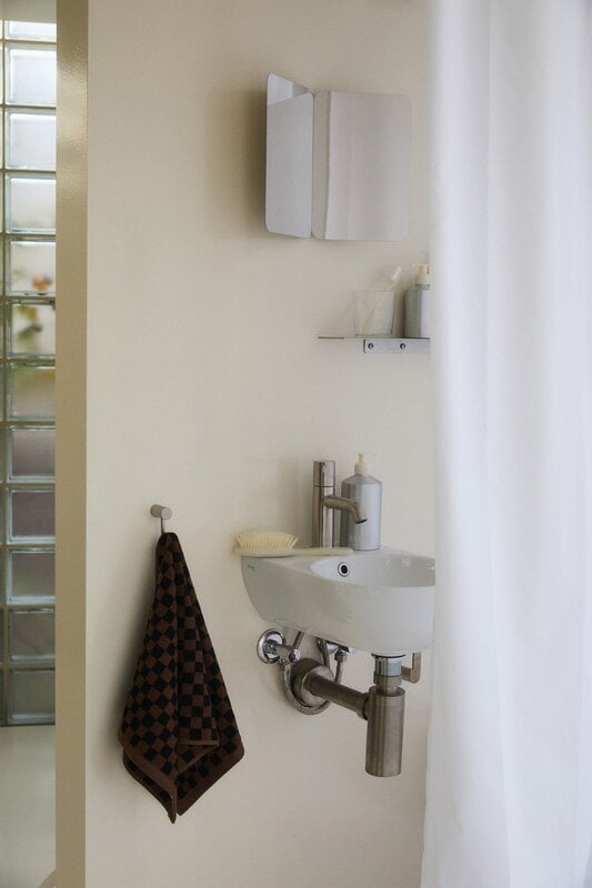 Baina Hand towel Josephine, 40 x 70 cm, tabac - noir, view 8