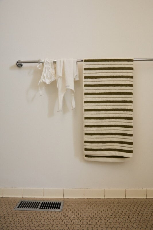 Baina Bath towel Franklin, 70 x 140 cm, caper - chalk, view 8