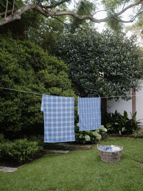 Baina Pooltuch Frisa, 90 x 170 cm, Celeste - Kreide, Ansicht 12