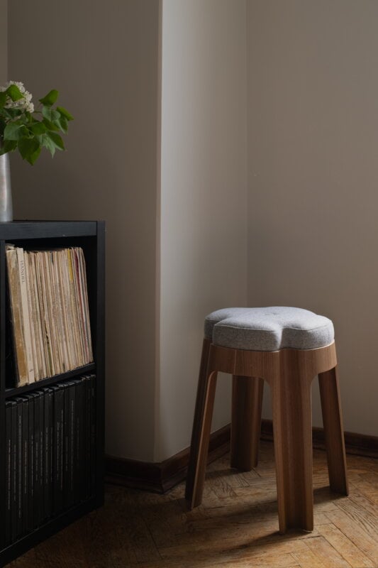 Articul Bloom jakkara, pähkinäpuu - vaaleanharmaa, näkymä 5