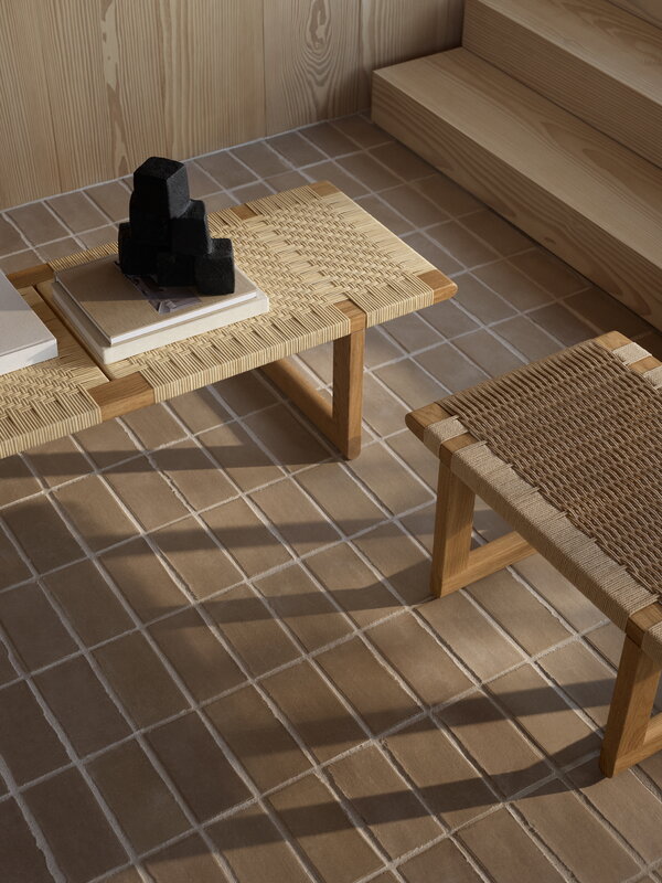 Carl Hansen & Søn BM0489S Table Bench penkki, lyhyt, öljytty tammi - paperinaru, näkymä 5
