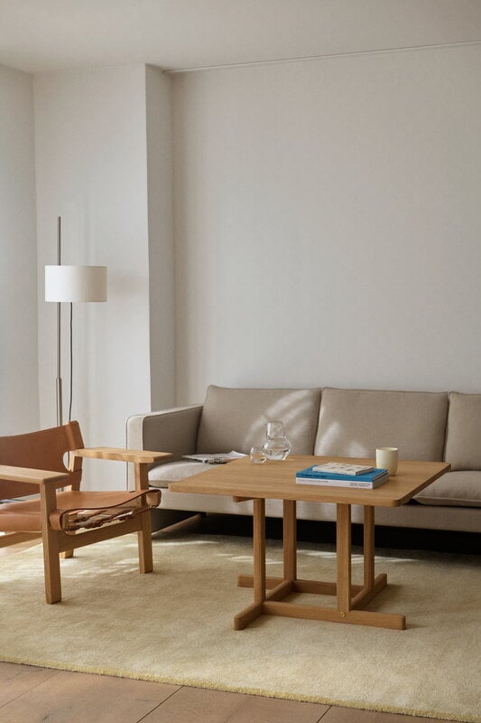 Fredericia BM80 Mogensen sohvapöytä, 90 x 90 cm, öljytty tammi, näkymä 5