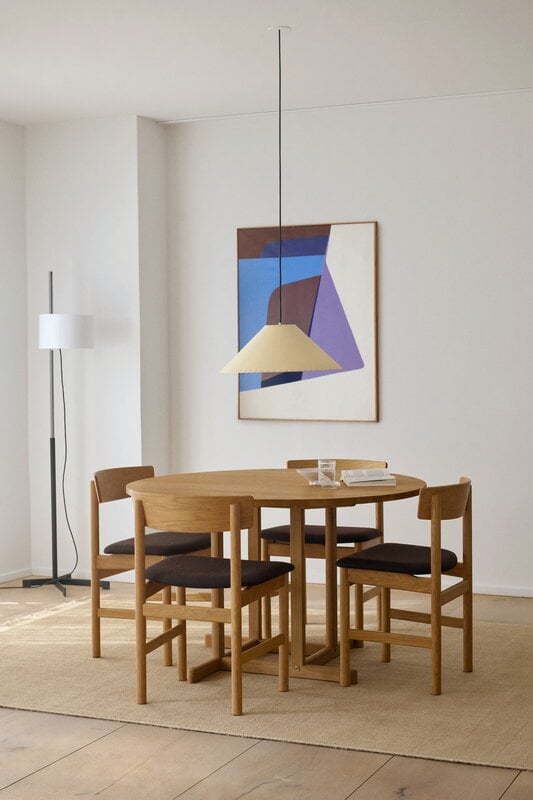 Fredericia BM80 Mogensen shaker pöytä, 120 cm, öljytty tammi, näkymä 4
