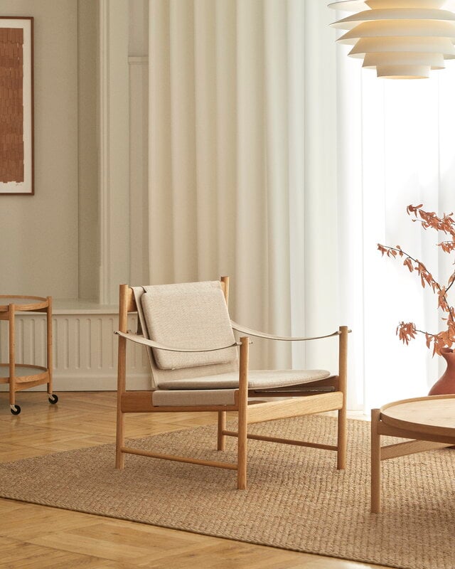 Brdr. Krüger HB lounge chair, oiled oak - Kvadrat canvas, decoration image