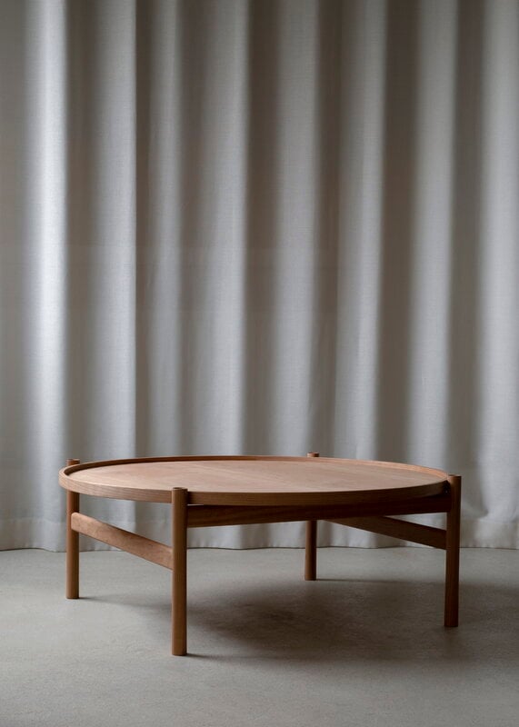 Brdr. Krüger HB coffee table, 100 cm, fumed oak, decoration image