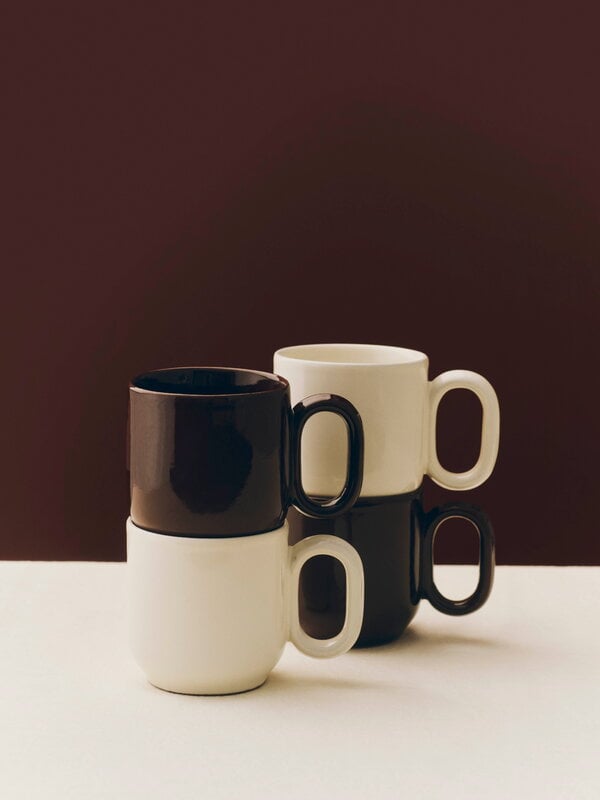 HAY Barro Tasse, 2er-Set, cremeweiß, dekorationsbild