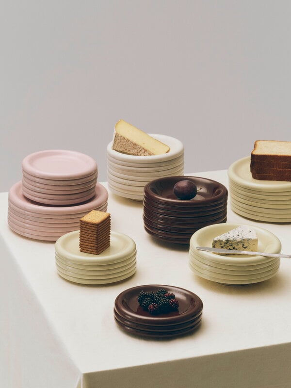 HAY Assiette Barro, ensemble de 2, 24 cm, pistache, image décorative