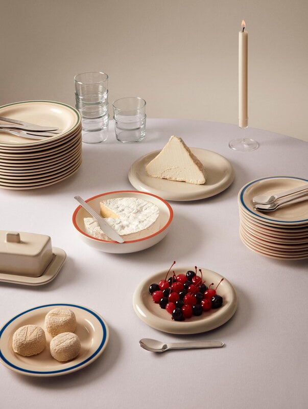 HAY Sobremesa plate, 2 pcs, 18,5 cm, blue | Finnish Design Shop